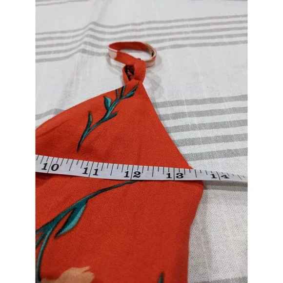 Jack by BB Dakota Fiesta Red Floral High Low Dress Size 0 - Picture 5 of 6